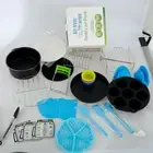 Air Fryer Accessories Frying Cage Dish Chips Baking Pan Rack Pizza Tray gyPUj