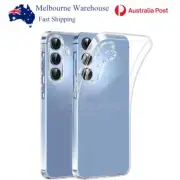 Samsung S25 S24 S23 S22 S21 S20 Ultra Plus Fe Clear Case Shockproof Bumper Cover