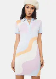 Sky Born To Be Alive Mini Dress
