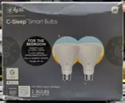 *NEW* Smart Bulbs LED BR30 Indoor Floodlight C by GE C-Sleep 2 Bulbs