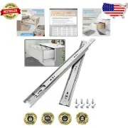 High-Performance Stainless Steel Drawer Slides - 10 Pair, Noise-Reducing Design