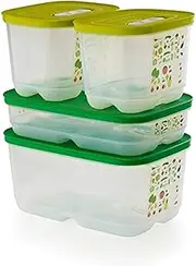 [Tupperware] Fridgesmart Container 4 Pcs Set Newest Design