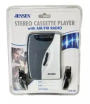 Jensen SCR68A AM/FM Radio Stereo Cassette Player Portable Walkman SEALED Vintage