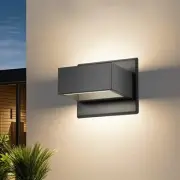 LED Outdoor Up Down Wall Sconce Light for House Porch Modern Exterior Light F...