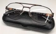 Chesterfield 881 Eyeglass Frame ERQ Matte Dark Brown 54mm Authentic with Case