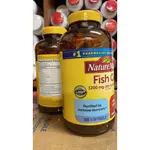 重新開幕大酬賓🇺🇸好市多🌻萊萃美魚油 1200毫克 300顆 NATURE MADE FISH OIL(2026/12)