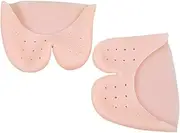 CANIGHT 2Pairs Gel Toe Protector and Sleeve Breathable Cushion for Big Toe Relief Toe Caps for Ballet Sandals and Non Slip Design with Ventilation