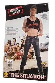 Jersey Shore The Situation Mike Sorrentino Halloween Muscle Costume Md Lg XL NEW