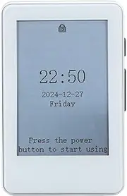 Mini Reader, Lector De Libros Digitales, Electric Book Reader Portable 2.7 Inch Ink Screen Portable Electric Reader Bluetooth MP3 Player