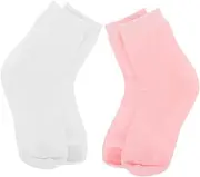 Moisturizing Gel Socks for Women Socks High Ankle Support for Dry Cracked Feet 2 Pairs