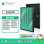 綠綠好日 適用 DAIKIN 大金 ACK70/TCK70 HEPA抗菌濾芯 蜂巢顆粒活性碳