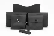 Saddleback Leather Black Auto Car Organizer Accessories 10 PC Bundle - BRAND NEW