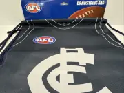 AFL Carlton Blues Drawstring Bag ~ 44x33x1.5cm ~ New