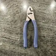 Snap On 47acf 8" talon grip combination slip joint pliers power blue
