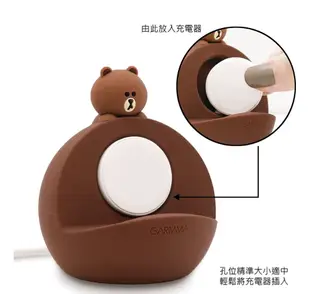 LINE FRIENDS 熊大 APPLE WATCH 手錶 充電 支架 充電座 手機支架 矽膠 桌上支架 收納架 收線