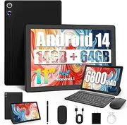 Tablets 11 Inch Octa-Core Memory Kit 14GB and 64GB Battery 8200mAh Tablet Case Keyboard Mouse Pen Earphone Study and Work Kit