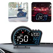 抬頭顯示器 HUD TFT彩色螢幕 汽車行車電腦 GPS+北斗 測速器 雙模雙系統 液晶儀表 數據監 (10折)