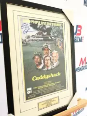 Chevy Chase Cindy Morgan Michael OKeefe Cast Signed Caddyshack Poster Authentic
