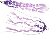 FOYTOKI Bubble Ponytail Extension Wig Set 2pcs Braided Hair Tie for Child Stylish and Comfortable Hair Decor