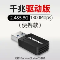 在飛比找樂天市場購物網優惠-無線網卡 【雙頻650M】5G無線網卡免驅動迷你USB台式機