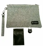 FESS Products 10.8"x8" Travel Storage Bag, Sealed, Comes with with Combination L