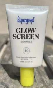 Super Goop Glow Screen In SUNRISE SPF 40 Broad Spectrum Sunscreen 0.68 Fl 07/26