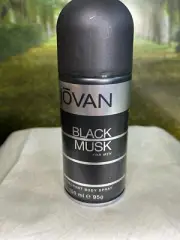 JOVAN BLACK MUSK 150ML DEODORANT BODY SPRAY (NEW)
