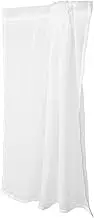 FUNOMOCYA Curtains and Veils Sheer Curtains Short Curtains Indoors Drape Valance for Windows Sheer Indoors Curtains Drape for Kitchen Windows Kitchen Curtains Drapes Polyester White