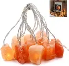 Himalayan Salt String Light with Rock,Usb Fairy Lights Night Pink Salt Lamp