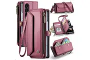 Samsung Galaxy Z Fold 4 CaseMe C36 Wallet, 7 Card Slots, Cash Pocket, Zipped Coin Wallet