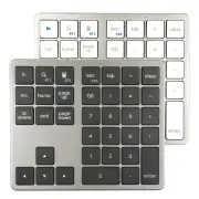2.4G/bluetooth Numeric Keyboard 35-keys Super Thin Wireless Numpad USB Rechargeable Numeric Keypad for iOS Android Windo