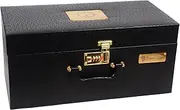[Generic] Hookah Travel Case with Lock – Durable Hard Cardboard & Soft Velvet Interior for Maximum Protection