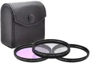 49mm 3Pc Filter Kit (UV-CPL-FLD) For Camera lens & Camcorders