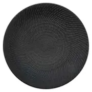 Oneida L6250000116C Luzerne Urban Black 6.125" Porcelain Dinner Plate - 4 Doz