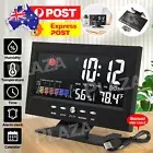 Digital Alarm Clock Temperature Snooze Bedside Table Time Display Home Office