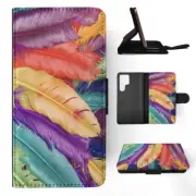 FLIP CASE FOR SAMSUNG GALAXY|COOL ELEGANT PEACOCK FEATHER #5