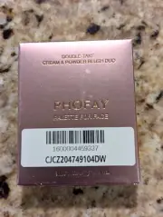 Phofay Double Take Cream & Powder Blush Duo Palette #04 Soft Pink 0.23 oz