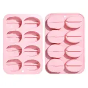 2Pcs Silicone Coffee Beans Molds for DIY Cake Chocolate Candy Sugarcraft Making
