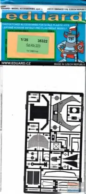 EDU35322 1:35 Eduard PE - Sd.Kfz.223 Detail Set (TAM kit)