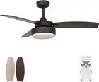 42 Inch Modern Style Indoor Ceiling Fan with Dimmable Light Kit and Remote Contr