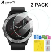 2PCS Screen Protector 9H Tempered Glass For Garmin Fenix 7 7X 7S 6 6X 6S 5 5X 5S