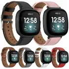 For Fitbit Versa Lite Edition Leather Watch Band Strap Buckle Soft Wristbands