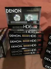 Ten 10 Denon HD6-90 Hi Bias Cassette Tapes New Made In Japan