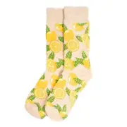 Lemon Tree Men's Novelty Socks, Fruit Socks, Fun Men's Socks