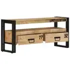 Solid Wood TV Cabinet Timber Entertainment Unit Table Stand Storage Rack Shelf