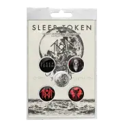 SLEEP TOKEN - 'Take Me Back To Eden' Badge Set