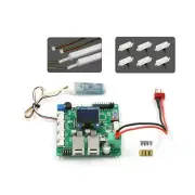 C53A OLED Screen Control Board + 6 Ultrasonic Modules + 2 24V RGB Light Strips