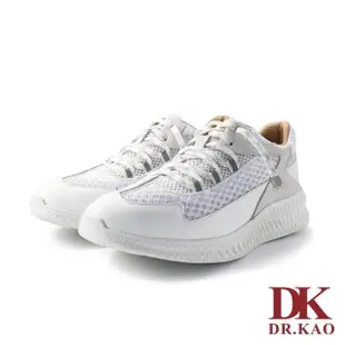 【DK 高博士】輕旅舒適飛織空氣鞋 89-3113-50 白色