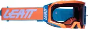 Leatt Velocity 5.5 Frame Motocross Goggles, blue-orange for Men One Size Blue Orange