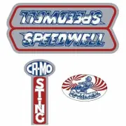 Speedwell Sting Cromo decal set - old school bmx